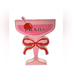 Prada Decorative Wooden Art Display